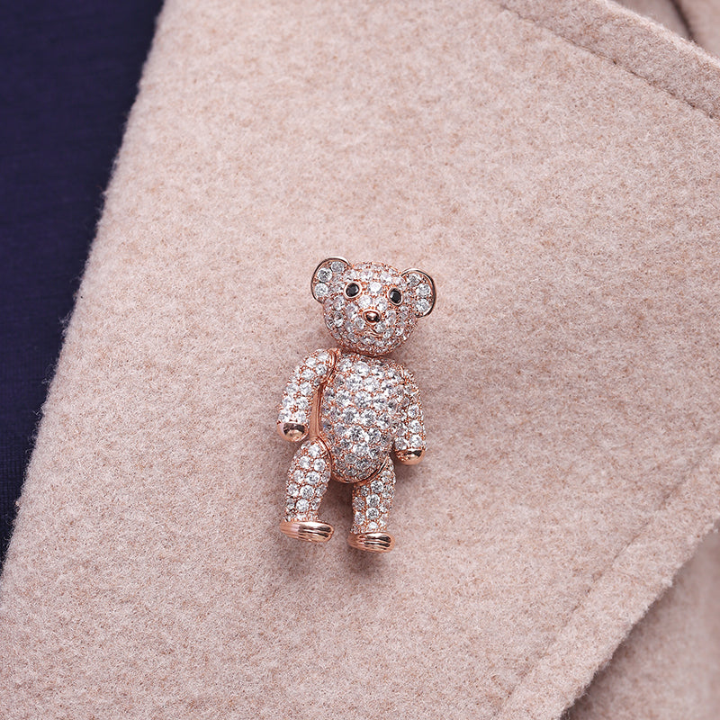 MADREPERLA™ Lebear Sherri Bear Brooch Necklace